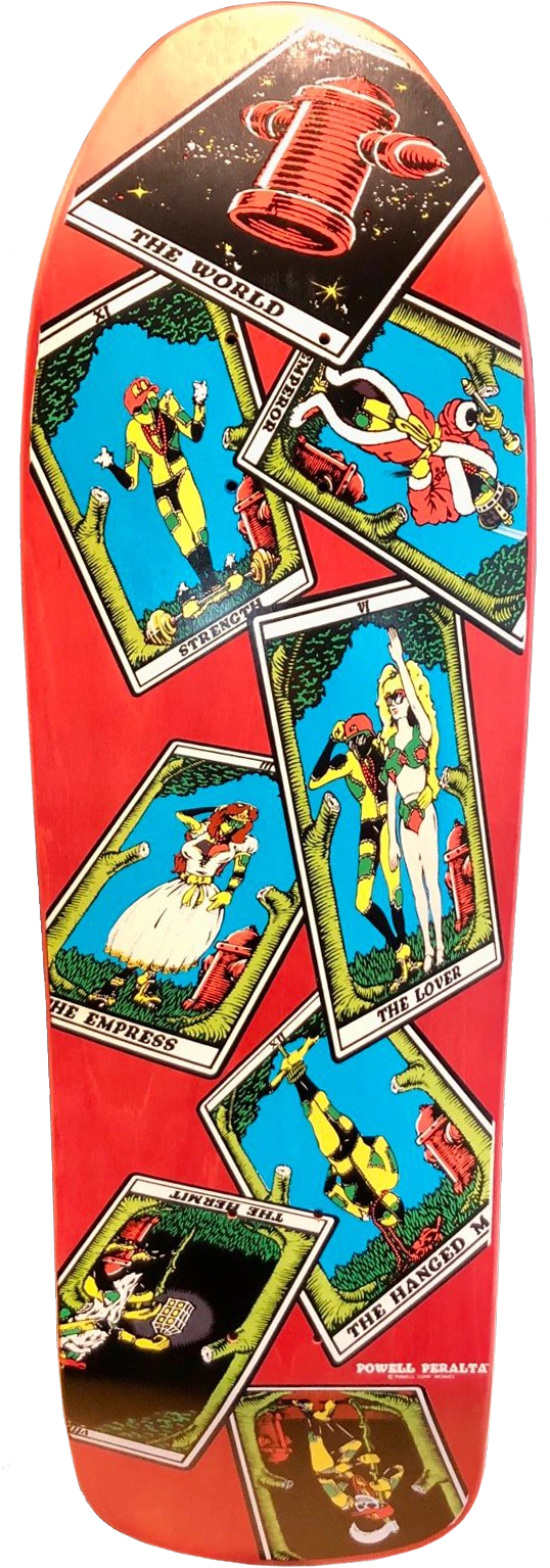 1991 Powell-Peralta Ray Barbee Tarot Cards by Sean Cliver