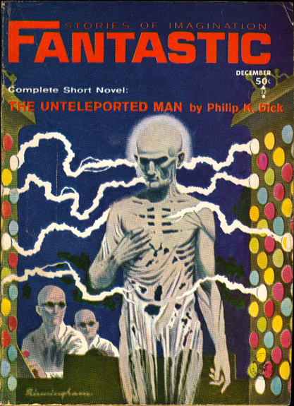 The december 1964  cover of “Fantastic” by Lloyd Birmingham  that inspired the “Atom Man”