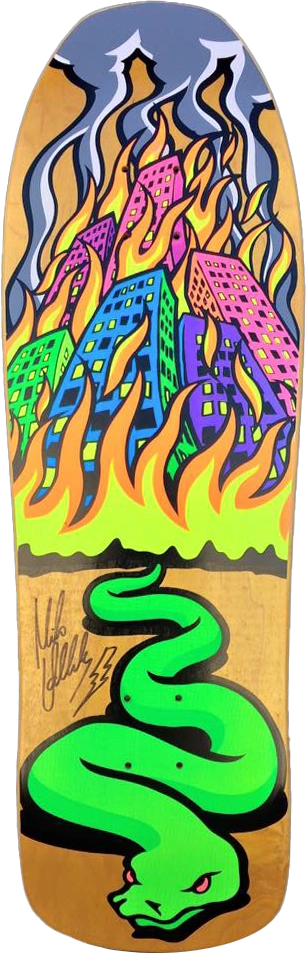 1990 – World Industries – Mike Vallely – Snake by Marc McKee