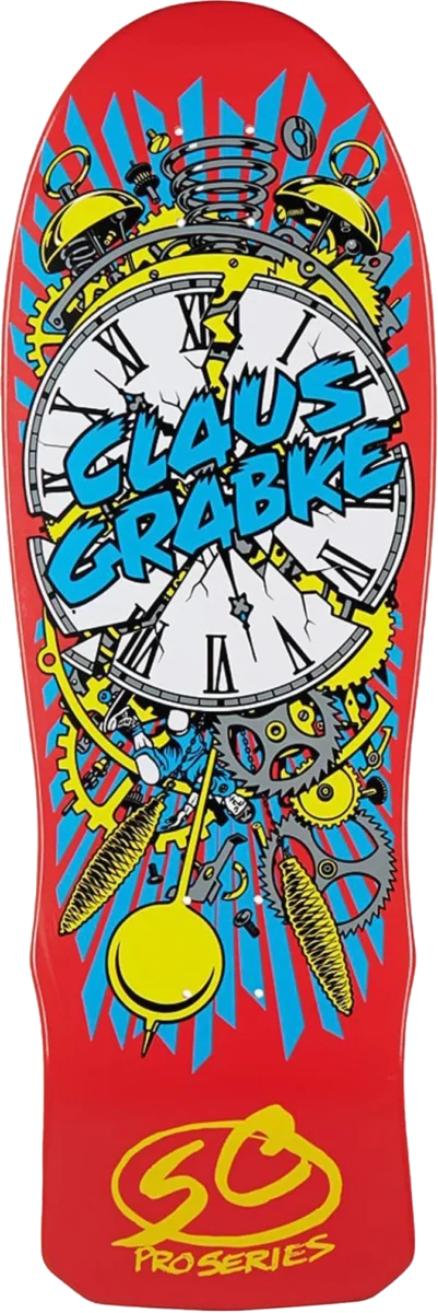 1987 – Santa Cruz – Claus Grabke – Exploding Clock by Jim Phillips