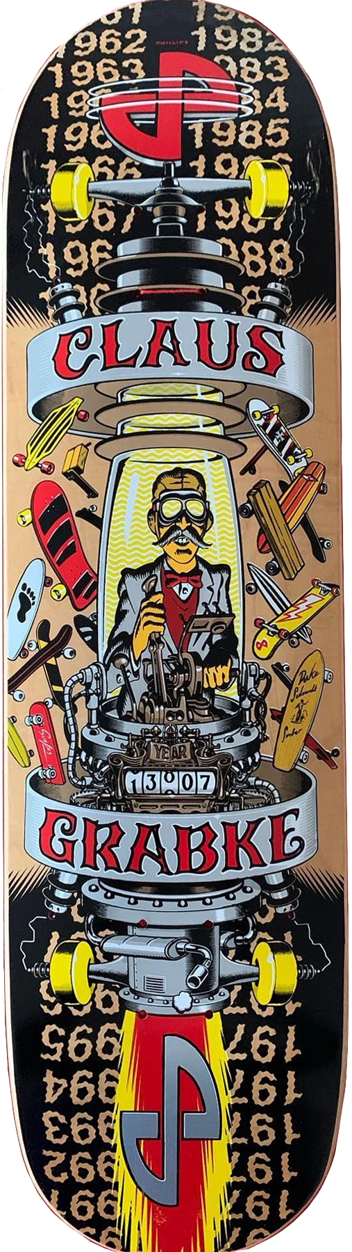 2007 – Pocket Pistols – Claus Grabke – Time machine by Jim Phillips