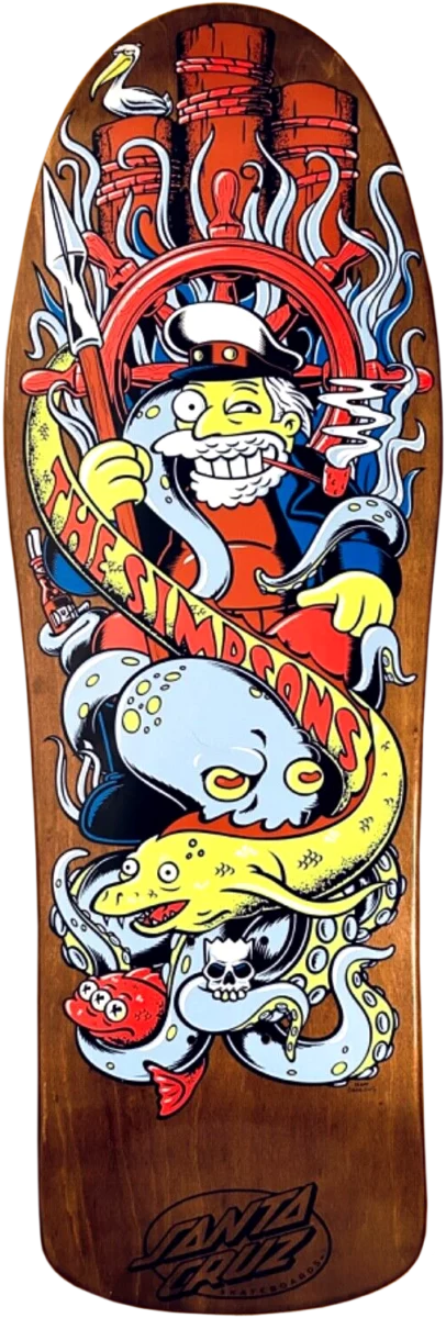 2013 – Santa Cruz – The Simpsons Sea captain by Matt Groening