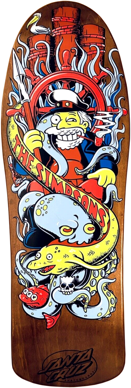 2013 – Santa Cruz – The Simpsons Sea captain by Matt Groening