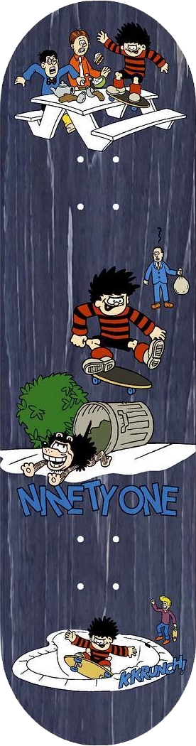 2016 – NinetyOne – Danny way tribute deck by Jon Horner