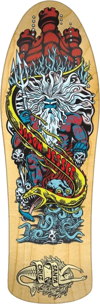 1989 – Santa Cruz – Jason Jessee – Neptune (2nd version) by Johnny “Mojo” Munnerlyn