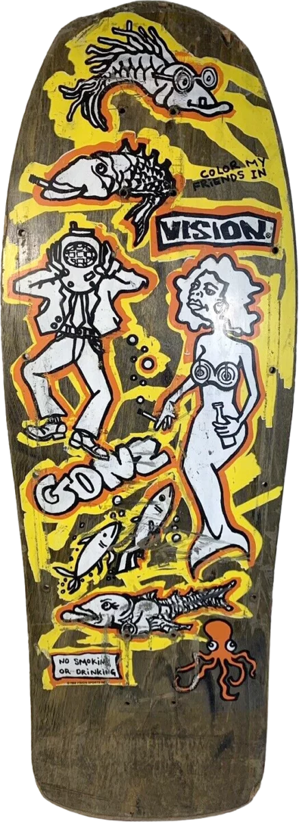 1987 – Vision – Mark Gonzales – Color my friends by Mark Gonzales