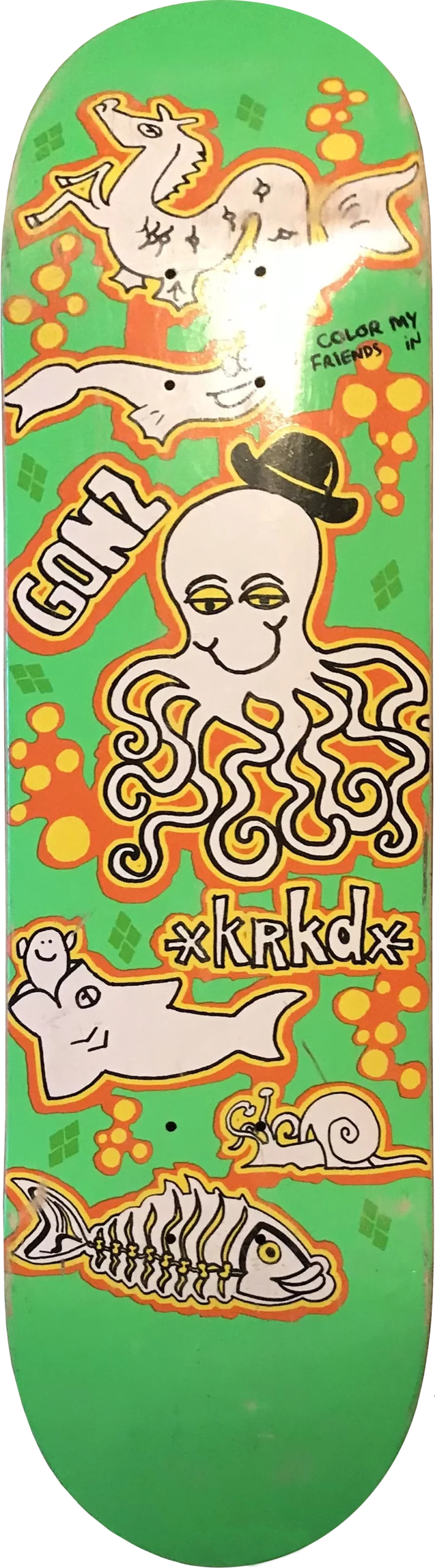 Krooked – Mark Gonzales – Color my friends by Mark Gonzales