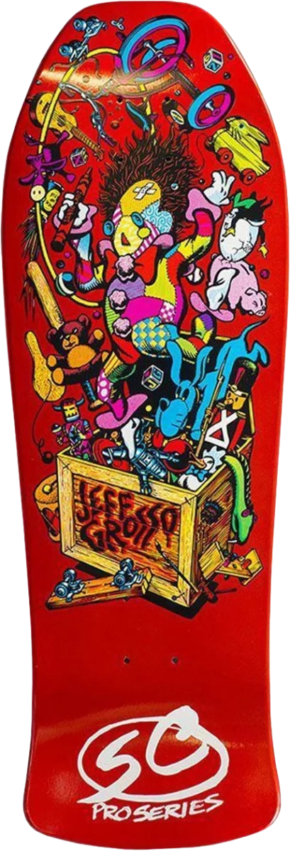 1987 – Santa Cruz – Jeff Grosso “Toy Box” by Jim Phillips