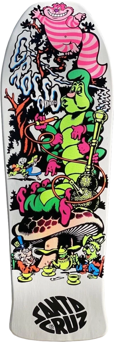 1988 – Santa Cruz – Jeff Grosso “Alice in Wonderland” by Jim Phillips